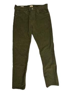 J.Crew Corduroy Pants in Dark Olive 33x34